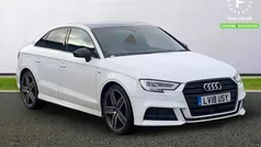 White Used 2018 Audi A3 Black Edition Sedan | £16,299 (Fair price)
