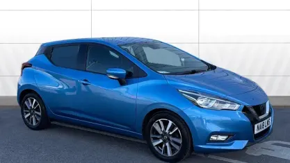 Used Nissan Micra Acenta Limited Edition 71 HP (52 kW) 2018 Blue Hatchback