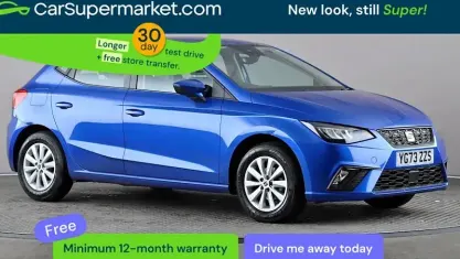 Begagnad Seat Ibiza SE 80 HK (58 kW) 2023 Blå Halvkombi