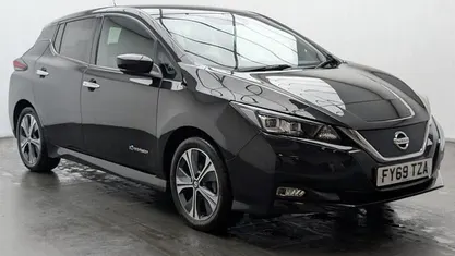 Used Nissan Leaf 110 kW (150 HP) 2019 Black Hatchback
