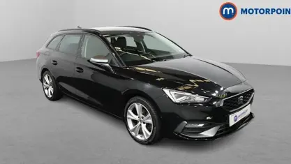 Used Seat Leon FR 131 HP (96 kW) 2023 Black Estate