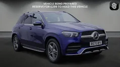 Brilliant blue Used 2020 Mercedes GLE350 AMG line SUV | £45,000 (Fair price)