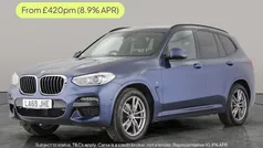 Blue Used 2019 BMW X3 M Sport SUV | £25,015 (Super price)