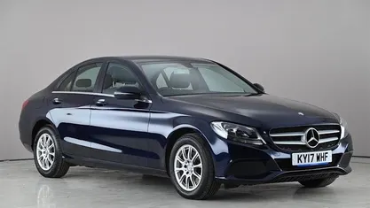 Used Mercedes C200 SE 184 HP (135 kW) 2017 Blue Sedan