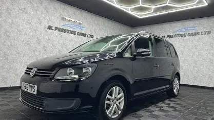 Used VW Touran SE 105 HP (77 kW) 2013 Black MPV