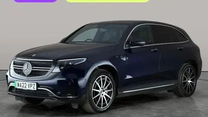 Used Mercedes EQC400 AMG line 300 kW (408 HP) 2022 Blue SUV