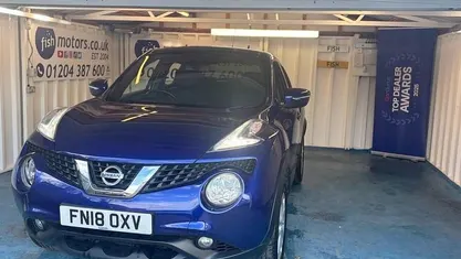 Used Nissan Juke N-Connecta 110 HP (80 kW) 2017 Blue SUV
