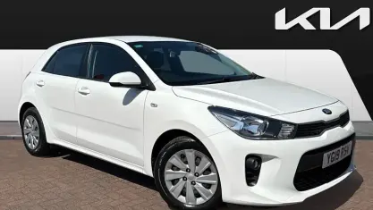 Used Kia Rio 84 HP (61 kW) 2019 White Hatchback