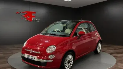 Used Fiat 500 Lounge 69 HP (50 kW) 2015 Red Hatchback