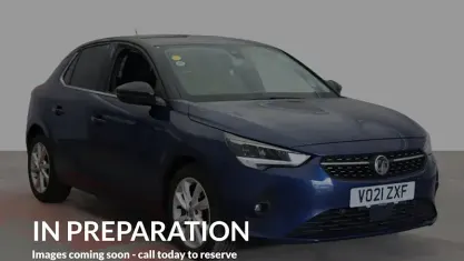 Used Vauxhall Corsa Elite 101 HP (74 kW) 2021 Blue Hatchback