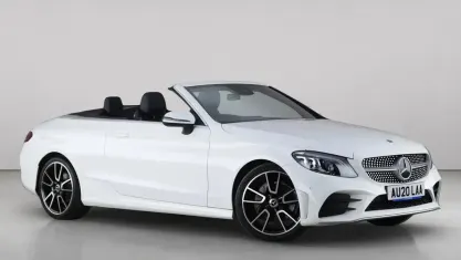 Used Mercedes C200 AMG Line Premium 184 HP (135 kW) 2020 White Cabriolet