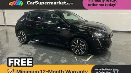 Black Used 2021 Peugeot 208 Allure Premium Hatchback | £12,497 (Fair price)