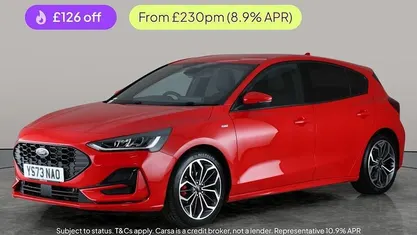 Red Used 2023 Ford Focus ST-Line X Hatchback | £17,138 (Fair price)