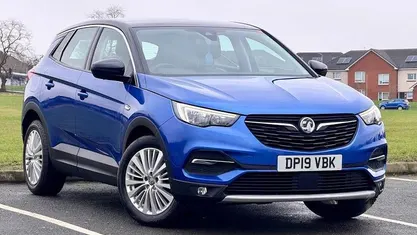Used Vauxhall Grandland X Sport 131 HP (96 kW) 2019 Blue SUV