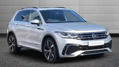 Reflex silver Used 2022 VW Tiguan R-line SUV | £27,795 (Fair price)