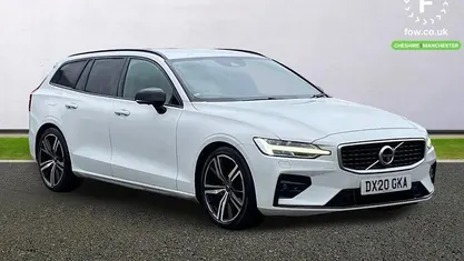 White Used 2020 Volvo V60 R-Design Estate | £20,199 (Good price)