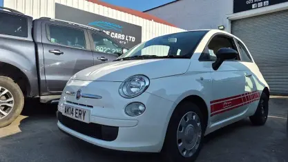 Used Fiat 500 Pop 69 HP (50 kW) 2014 White Hatchback