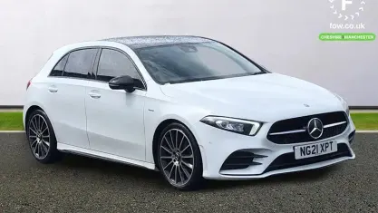Used Mercedes A200 Exclusive 150 HP (110 kW) 2020 White Hatchback
