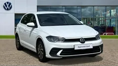 Pure white Used 2022 VW Polo Life Hatchback | £15,868 (Fair price)