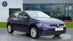 Vibrant violet metallic Used 2024 VW Polo Style Hatchback | £19,385 (Fair price)