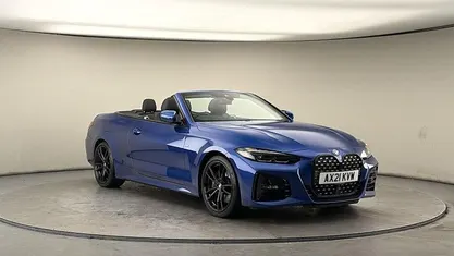 Used BMW 430 Cabriolet M Sport 258 HP (189 kW) 2021 Portimao blue Cabriolet