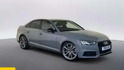 Used Audi A4 Black Edition 150 HP (110 kW) 2018 Grey Sedan