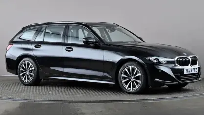 Used BMW 330e Sport Line 292 HP (214 kW) 2023 Black Estate