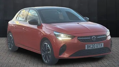 Used Vauxhall Corsa-e Elite 100 kW (136 HP) 2020 Orange Hatchback