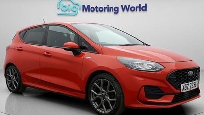 Second-hand Ford Fiesta ST-Line 101 CP (74 kW) 2022 Roșu Hatchback