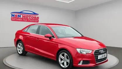 Used Audi A3 Sport 116 HP (85 kW) 2018 Red Sedan