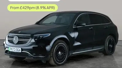 Used Mercedes EQC400 AMG line 300 kW (408 HP) 2022 Black SUV