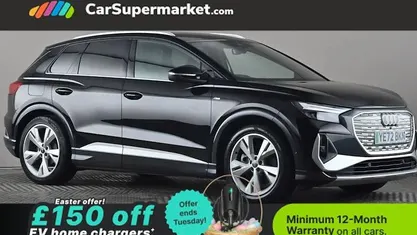 Used Audi Q4 e-tron S-Line 150 kW (204 HP) 2022 Black SUV