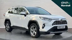 White Used 2021 Toyota RAV4 Hybrid Design SUV | £23,475 (Good price)
