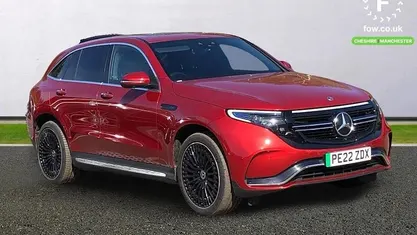 Used Mercedes EQC400 AMG Line Premium Plus 300 kW (408 HP) 2022 Red SUV