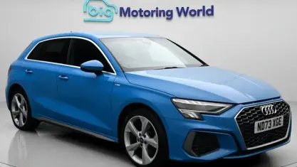 Used Audi A3 Sportback e-tron S-Line 204 HP (150 kW) 2023 Blue Hatchback