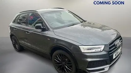 Used Audi Q3 Black Edition 150 HP (110 kW) 2018 Grey SUV