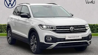 White Used 2023 VW T-Cross Black Edition SUV | £18,495 (Fair price)
