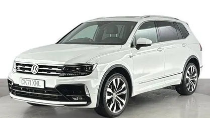 Used VW Tiguan Allspace R-line 150 HP (110 kW) 2021 White SUV