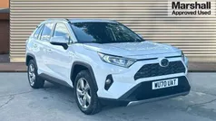 White Used 2020 Toyota RAV4 Hybrid Design SUV | £24,611 (Fair price)