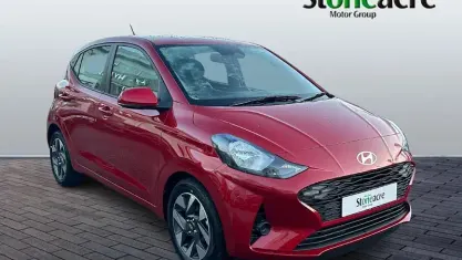 New Hyundai i10 Advanced 67 HP (49 kW) 2025 White Hatchback