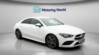 Used Mercedes CLA180 AMG line 136 HP (100 kW) 2021 White Sedan