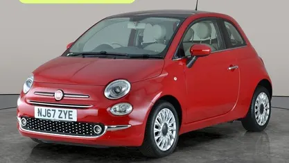 Red Used 2017 Fiat 500 Lounge Hatchback | £5,957 (Fair price)
