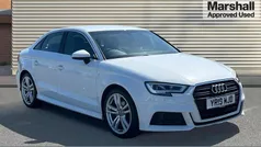White Used 2019 Audi A3 S-Line Sedan | £15,127 (Good price)