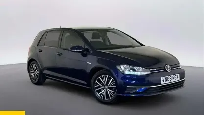 Second-hand VW Golf VII SE 131 CP (96 kW) 2018 Albastru Hatchback
