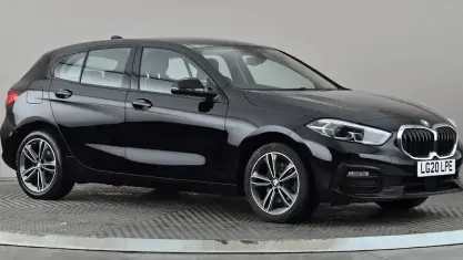Used BMW 116 Sport Line 116 HP (85 kW) 2020 Black Hatchback