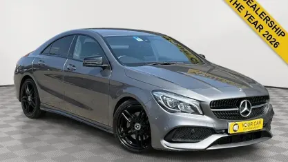 Used Mercedes CLA220 AMG line 177 HP (130 kW) 2017 Grey Coupe