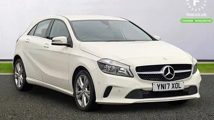 Used Mercedes A160 Executive 102 HP (75 kW) 2017 White Hatchback