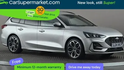 Begagnad Ford Focus ST-Line X 155 HK (114 kW) 2023 Silver Kombi