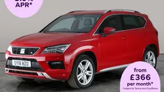 Red Used 2018 Seat Ateca 4Drive SUV | £13,777 (Fair price)
