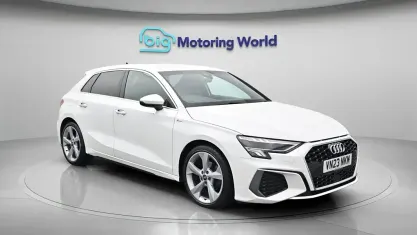 Used Audi A3 Sportback S-Line 110 HP (80 kW) 2023 White Hatchback